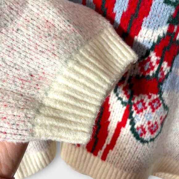 Après Ski Sweater LARGE Cabincore Winter Cozy - Picture 4 of 7